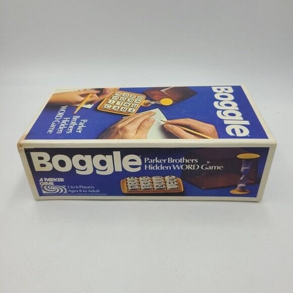 Vintage 1976 Boggle 3 Minute Word Search Family Night Word Game Parker Brothers - Picture 3 of 6